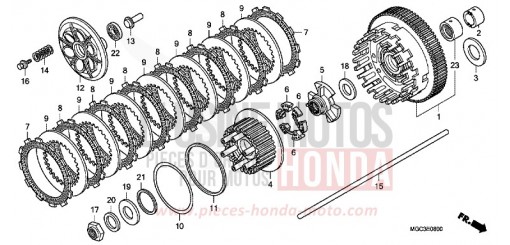 EMBRAYAGE CB1100AD de 2013